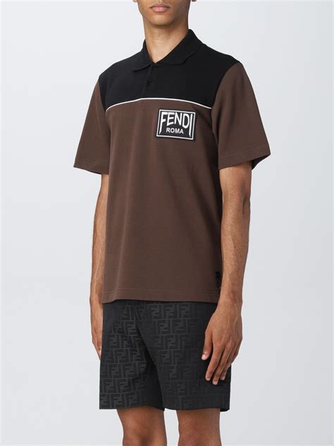 fendi polo 2018|fendi polo shirt black.